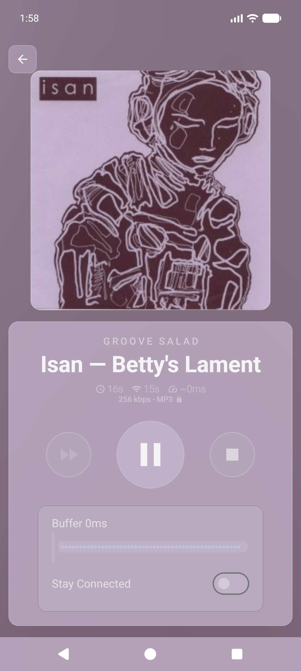 Now Playing with album art